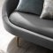 Sublime Sofa in Gray Velvet Fabric by Modway