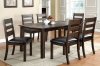 CM3680T Edmonton Dining Table in Dark Walnut w/Optional Chairs