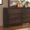 202300 Conway Bedroom by Coaster in Brown & Black w/Options