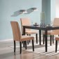 Dark Chocolate Contemporary Dinette Table w/Optional Chairs