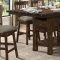 Schleiger Counter Ht Dining Table 5400-36XL in Burnished Brown