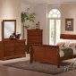 Acme Cherry Finish Classic Louis Philippe Bedroom w/Options