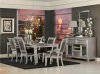 Bevelle Dining Room Set 1958-96 Silver & Dark Gray - Homelegance