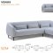 Venus Sectional Sofa 523 in Grey Fabric by VIG w/Options