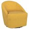 Leon Swivel Accent Chair Set of 2 903076 Mustard Yellow -Coaster