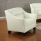 504131 Brooklyn Sofa in Ivory Bonded Leather by Coaster