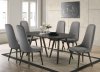 Aniya I 7Pc Dining Set CM3781T in Grey & Dark Grey