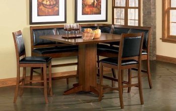 Lancaster Counter Height Dinette Set 6Pc with Options by Coaster [CRDS-101791 Lancaster]