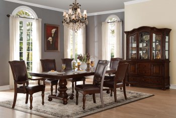 Lordsburg 5473-103 Dining Set in Cherry by Homelegance [HEDS-5473-103 Lordsburg Set]