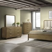 Amsbury Bedroom Set 5Pc 224271 in Nutmeg by Coaster