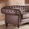 Shantoria II Sofa 52415 in Brown Polished Microfiber by Acme