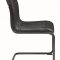 Chambler 122192 Set 4 of Dining Chairs in Black Leatherette