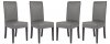 Elroy Set of 4 Dining Chairs EV17GR in Grey by LeisureMod