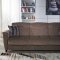 Aspen Yuky Brown Sofa Bed in Fabric by Sunset w/Options