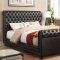 Norris 24370 Upholstered Bed in Espresso PU by Acme