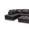 Mocca Top Grain Leather Modern Zen Sectional Sofa w/Options