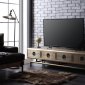 Jennavieve TV Stand 91515 in Gold Aluminum by Acme