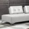 Turano Sectional Sofa LV00215 in Pearl White Leather by Mi Piace