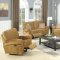 Tan or Olive Velvet Casual Sofa & Loveseat Set