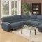 Becker 52595 Sectional Sofa in Blue Fabric by Acme w/Options