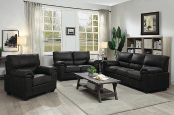 Ballard Sofa & Loveseat Set 552021 in Charcoal by Coaster [CRS-552021-Ballard]