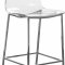 Lumen Acrylic Chrome Counter Stool 720 Set of 2 by Meridian