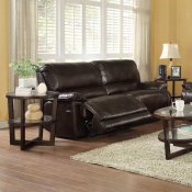 9713PM Elsie Motion Sofa in Dark Brown by Homelegance w/Options