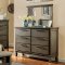 Berenice Bedroom CM7528GY in Gray by FOA w/Options