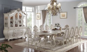 Ragenardus Dining Table 61280 in Antique White by Acme w/Options [AMDS-61280 Ragenardus]