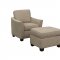 Dodge Sofa & Loveseat Set in Beige Fabric w/Options