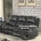 Zuriel Motion Sofa LV52285 in Black PU by Acme w/Options