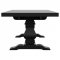 Florence Dining Table 115531 Distressed Black -Coaster w/Options