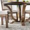 Isabelle 5Pc Rustic Dining Set CM3395A in Antique Oak