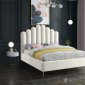 Lily Bed in Cream Velvet by Meridian w/Options