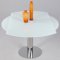 Tami Dining Table 5Pc Set White Starphire Glass by Chintaly