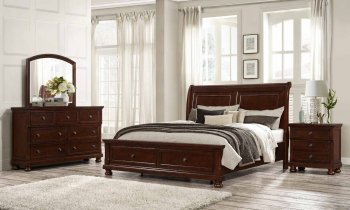 Cole Bedroom in Rustic Brown by Global w/Options [GFBS-Cole]