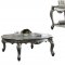 Picardy Coffee Table 83465 in Antique Platinum by Acme w/Options