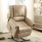 Iola Power Lift Chair 8437 in Taupe Fabric by Homelegance