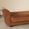 Contemporary Brown Microfiber Living Room w/Convertible Sofa Bed