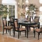 Dark Espresso Finish Contemporary Formal Dining Room w/Options