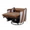 Qalurne Power Recliner 59942 2-Tone Mocha Top Grain Leather Acme