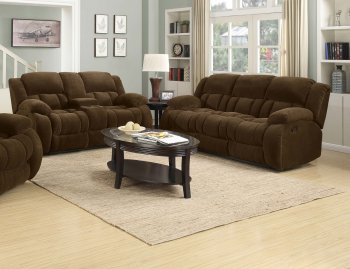 Weissman Motion Sofa 601924 in Brown by Coaster w/Options [CRS-601924 Weissman]