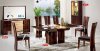 DT21B Dining Table in Dark Brown High Gloss by Pantek w/Options