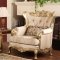 Sabrina Traditional Sofa in Golden Tone Fabric w/Options