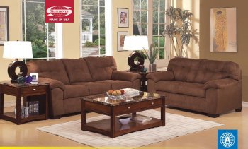 50380 Aislin Sofa in Espresso Microfiber Fabric w/Options by Acm [AMS-50380 Aislin Espresso]