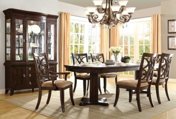 Keegan 2546-108 Dining Table by Homelegance w/Optional Items [HEDS-2546-108 Keegan]