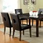 CM3317T Seaford I 7Pc Dining Set in Dark Walnut