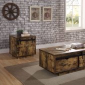 Bellarosa Coffee Table 3PC Set 88040 in Rustic Oak by Acme