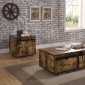 Bellarosa Coffee Table 3PC Set 88040 in Rustic Oak by Acme