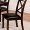 Jolie 7Pc Dining Set CM3163T in Dark Cherry